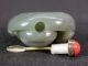 Chinese Plutus Carved Nephrite Jade Snuff Bottle Snuff Bottles photo 5
