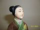 Antique Chinese Figurine Statue Late 19th Early 20th Century 7 ¼” Marked Maker Men, Women & Children photo 3