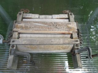 Antique Clothes Garment Wringer Dryer American Wringer Co.  Primitive photo