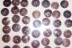 51 Antique Mop Shell Buttons - Purple - Old Mother Of Pearl Shell Button Buttons photo 11