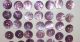 51 Antique Mop Shell Buttons - Purple - Old Mother Of Pearl Shell Button Buttons photo 5