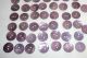 51 Antique Mop Shell Buttons - Purple - Old Mother Of Pearl Shell Button Buttons photo 8