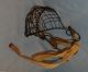 Old Ranch Or Farm Primitive Calf Weaner In Metal Wire With Strap Primitives photo 2
