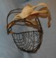 Old Ranch Or Farm Primitive Calf Weaner In Metal Wire With Strap Primitives photo 3