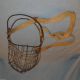 Old Ranch Or Farm Primitive Calf Weaner In Metal Wire With Strap Primitives photo 6
