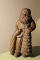 Santa Claus Christmas Tree Wooden Paper Mache Mold Wood Sculpture Woodcarving Primitives photo 5