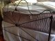 Restored Antique Iron Bed Raised W/extended Rails To Queen 1800-1899 photo 4