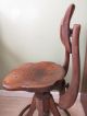 Sikes Vintage Switchboard Operator Chair Rare Industrial Factory Loft Stool B 1900-1950 photo 4