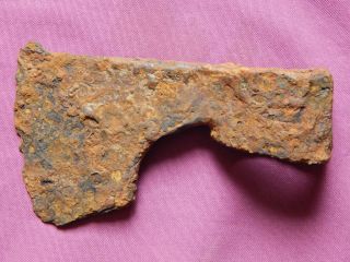 Unidentified Ancient Iron Axe,  Hungarian / Carpathian Basin photo