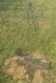 Iron Cooking Tripod Or Cook Rack,  Reenactors,  Open Fire Cooking,  Blacksmith Primitives photo 1