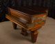Antique Heintzman Prairie / Craftsman Style Oak Grand Piano.  See & Hear Video Keyboard photo 10