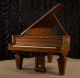 Antique Heintzman Prairie / Craftsman Style Oak Grand Piano.  See & Hear Video Keyboard photo 7