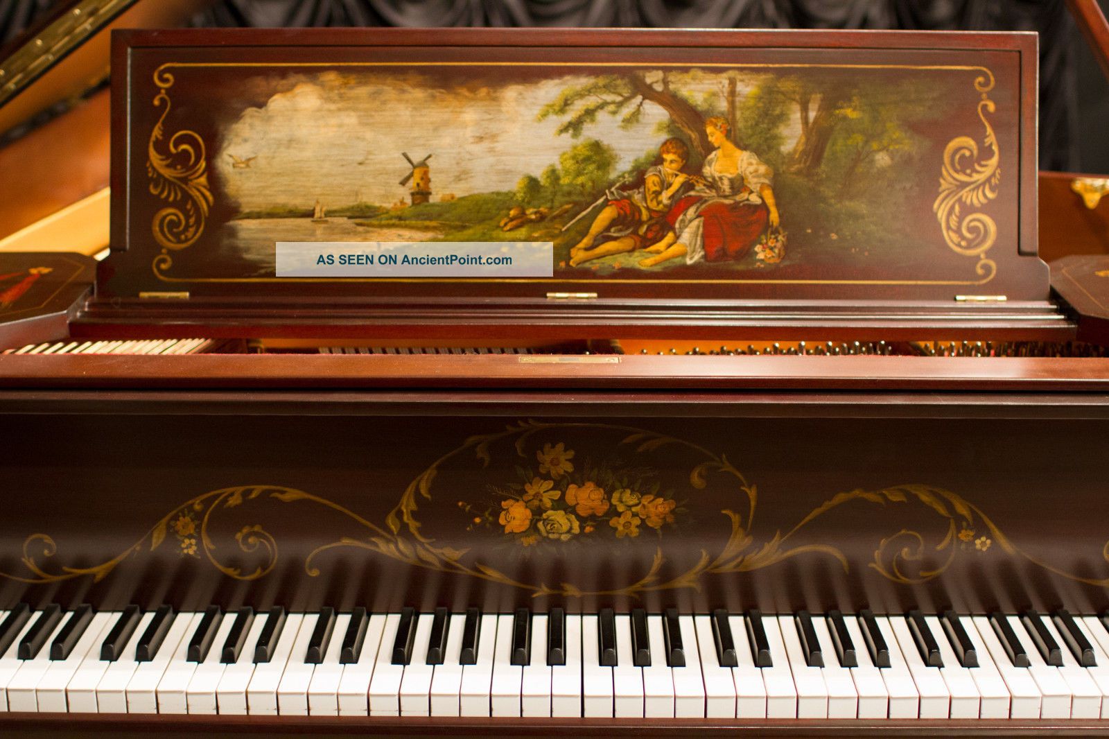 Antique Neoclassical Style Sohmer Grand Piano.  Demo Model 50% Off See Video Keyboard photo
