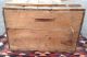 Vtg 1920s - 1950s Wooden Crate Box With Lid Hustons Biscuits Maine New England Boxes photo 5