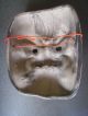 Japanese Character Wall Decor Mask Man Unknown Like As Tengu Pottery Earthenware Masks photo 3