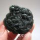 Fine Carved Chinese Hetian Jade Dragon Horse Pendant Nr Necklaces & Pendants photo 4