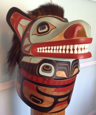 Northwest Indian Bear Mask By Duane Pasco photo