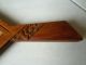 Vintage French Wooden Carved Hand Made Hand Mirror Mirrors photo 1
