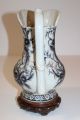 Black And White Porcelain Pitcher - Cracked Glaze - Vases photo 6
