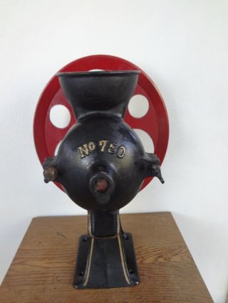 Rare Antique Vintage Cast Iron Corn Grinder Sheller 750 Early 1900 ' S Farm Tool photo