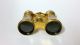 Antique French Lemaire Paris Mother Of Pearl & Brass Opera Glasses Binoculars Optical photo 4