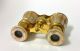 Antique French Lemaire Paris Mother Of Pearl & Brass Opera Glasses Binoculars Optical photo 6