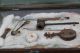 & Orig.  19thc Japanese Miniature Musical Instruments In Glass Case C1880s Other photo 4