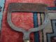 Antique 1800s Folk Art Wrought Iron Food Meat Chopper Scandinavian Sweden Primitives photo 2