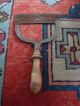 Antique 1800s Folk Art Wrought Iron Food Meat Chopper Scandinavian Sweden Primitives photo 3