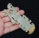 Rare Chinese Han Dy Old Jade Carved Person Ride Animal Axe Figure L 12.  0 Cm Other photo 8