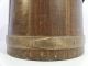 Antique Wooden Sugar Berry Firkin W/ Walnut Finish & Lid Pantry Box Swing Handle Primitives photo 6