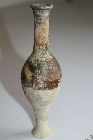 Ancient Greek Hellenistic Spindle Flask 3rd Century Bc photo