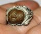 Roman Silver Emperor Carnelian Intaglio Ring With Brown Stone 200 Ad Roman photo 7
