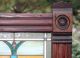 Antique Stained Glass Leaded (copper) Window Condition Cobalt Wow Pre-1900 photo 3