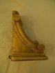 Vintage Italian Florentine Decorative Craft Gold Leaf Corbel Shelf Bracket Light Corbels photo 5