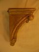 Vintage Italian Florentine Decorative Craft Gold Leaf Corbel Shelf Bracket Light Corbels photo 7