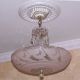 127 Vintage 30 ' S 40s Ceiling Light Lamp Fixture Chandelier Pink Wine Lovers Chandeliers, Fixtures, Sconces photo 4