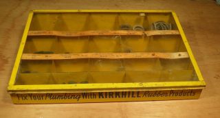 1950s Old Store Display Case Advertising Kirkhill Full Parts Country Primtive photo