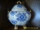 Antique Gorgeous Rare Asian Porcelain Footed Lidded Urn/cookie Jar Urns photo 4