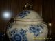 Antique Gorgeous Rare Asian Porcelain Footed Lidded Urn/cookie Jar Urns photo 6