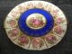 Jkw Carlsbad Fragonard Love Story Wall Hanging Royal Blue Plate With Handles. Plates & Chargers photo 3