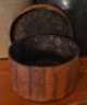 Earlythings Primitive Folk Art Hand Painted Lady Silhouette Paper Mache Box Primitives photo 1