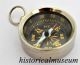 Brass Compass Keychain Compass Key Chain Marine Nautical Key Ring Of 100 Compasses photo 1