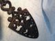 Antique Cast Iron Trivet Ornat With Hearts & Double Headed Peacock 8 1/4 Inches Trivets photo 1