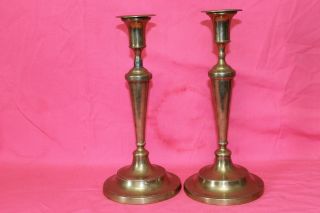 Colonial Style Antique Brass Candle Sticks Candlesticks Truley Awesome photo