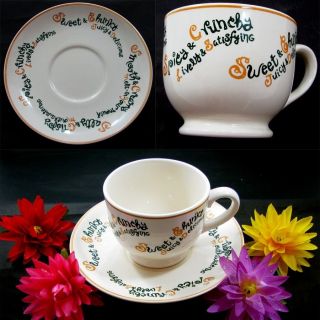 Antiques Mug Cup & Saucer Plates Mister Donut Set Designed By Fitch Usa photo
