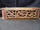 Old Chinese Carved Wood Opium Den Bed Panel Architectural Window Cabinet Door Other photo 1