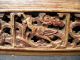 Old Chinese Carved Wood Opium Den Bed Panel Architectural Window Cabinet Door Other photo 2