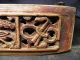 Old Chinese Carved Wood Opium Den Bed Panel Architectural Window Cabinet Door Other photo 4