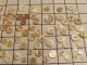 Antique Set 82 Hand Carved Button Pearl Sea Shell Sew Thru 1/4 